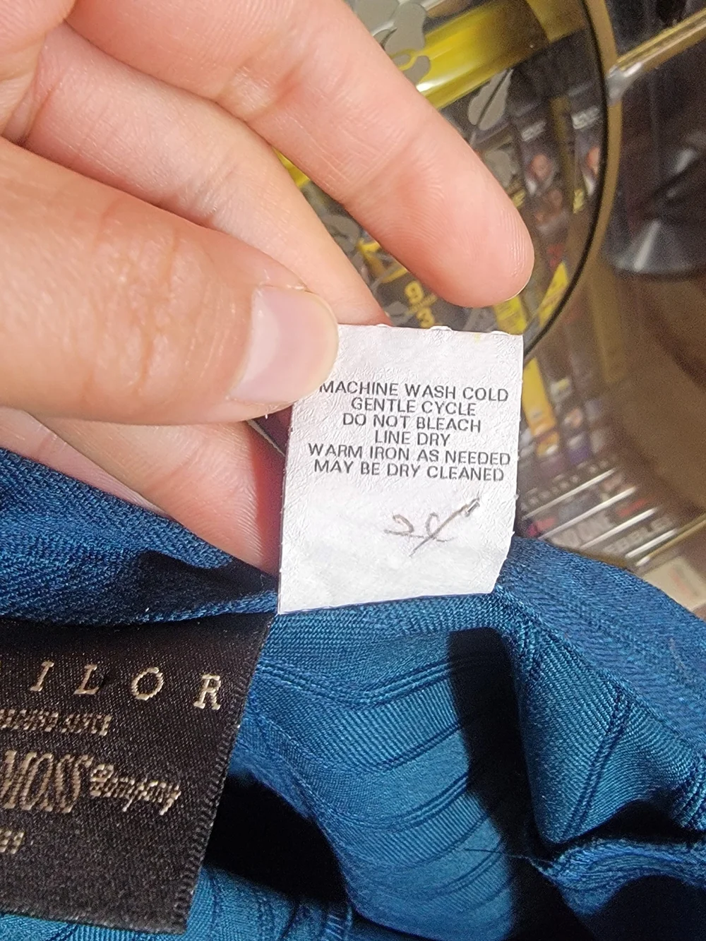 Tailor B. Moss Teal Circle Midi Skirt Size 10